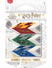 Комплект гумички Maped - Harry Potter, 3 бр.