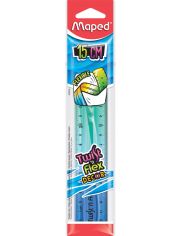 Гъвкава ученическа линийка Maped Twist'n Flex - Decor, 15 см.