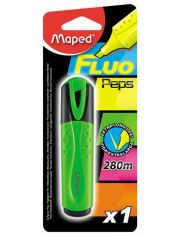Текстмаркер Maped Fluo Peps, зелен