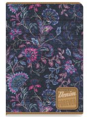 Тетрадка Blach & White Denim А4, 60 листа - широки редове