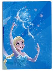 Тетрадка Frozen А5, 40 листа с малки квадратчета