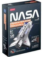 3D пъзел Cubic Fun - NASA Космическа совалка Discovery, 126 части