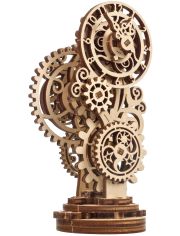 3D дървен пъзел Ugears - Steampunk Clock 2.0, 40 части