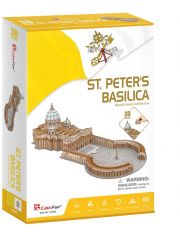 3D пъзел Cubic Fun - Базиликата Свети Петър във Ватикана, 68 части