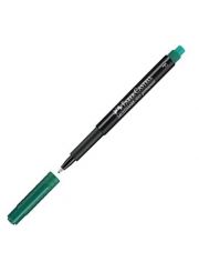 Тънкописец Faber-Castell OHP F, Зелен