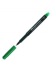 Тънкописец Faber-Castell OHP S, Зелен
