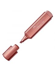 Текстмаркер Faber-Castell Metallic, червен