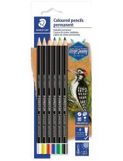 Комплект перманентни моливи Staedtler Design Journey, 6 цвята