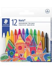 Восъчни пастели Staedtler Noris Club, 12 цвята
