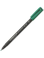 Перманентен маркер Staedtler Lumocolor 318F, зелен