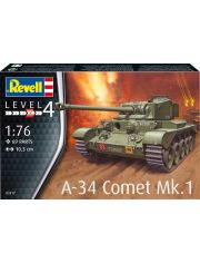 Сглобяем модел Revell - Танк A-34 Comet Mk.1
