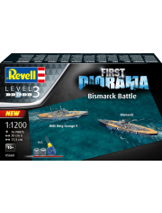 Комплект сглобяеми модели Revell - Военни кораби Bismarck и HMS King George V
