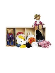 Креативна игра Goki, кутия с мечета и дрешки
