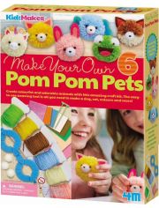 Творчески комплект 4M - Направи сам животинчета помпони