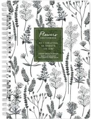 Скицник Drasca Flowers: Билки, A5 60 листа, зелен