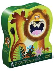 Детски пъзел Crocodile Creek Very Wild Animals - Диви животни, 36 части