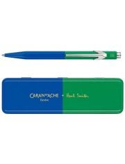Химикалка Caran d’Ache 849 Paul Smith collection, 4th Edition, синьо-зелен цвят
