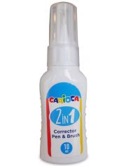 Коректор Carioca 2 в 1 (четка и писалка)