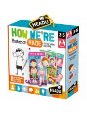 Образователна игра Headu Montessori - Как сме направени