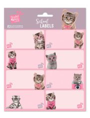 Ученически етикети, Studio Pets - Cats, 16 бр.