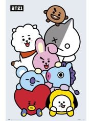 Голям плакат BT21 Characters