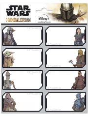Ученически етикети Star Wars: The Mandalorian, 16 бр.