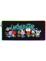 Геймърска подложка за бюро с LED светлина BT21