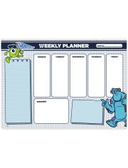Седмичен планер Pixar Monsters, Inc A4