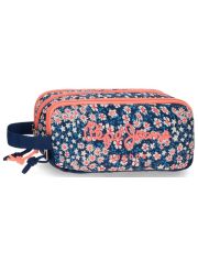 Несесер Pepe Jeans Leslie с три отделения и ръкохватка