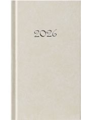 Бежов джобен тефтер-органайзер Слим 2026