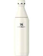 Бутилка за вода Stanley All Day Slim 600 мл, цвят крем