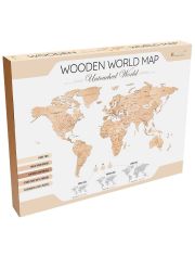 Дървен пъзел EWA - Карта на света