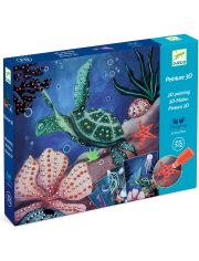 Творчески комплект Djeco - Оцветяване на океански дълбини