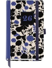 Джобен тефтер - органайзер Miquelrius Natura Black&Blue 2026, ден на страница