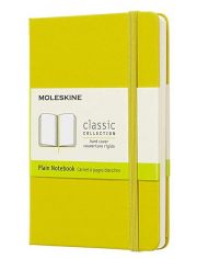 Джобен цинково-жълт тефтер Moleskine с твърди корици и нелинирани страници