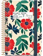 Джобен тефтер - органайзер Miquelrius Natura Anémona 2026, ден на страница