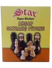 Дървени фигурки за шах Star №2
