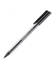 Химикалка Staedtler Stick 432 M, черна, прозрачна