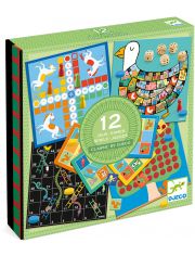 Комплект Djeco: 12 класически игри