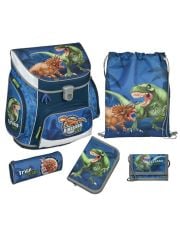 Комплект ученическа раница Дино, ергономик