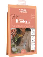 Комплект за бродиране на дрехи Graine Creative - Self Love