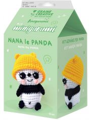 Комплект за плетене Амигуруми Graine Creative - Панда Nana