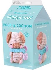 Комплект за плетене Амигуруми Graine Creative - Прасе Poco