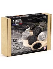 Комплект за правене на сапуни Graine Creative с въглен