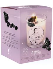 Комплект за правене на свещ Graine Creative - Литотерапия Обсидиан