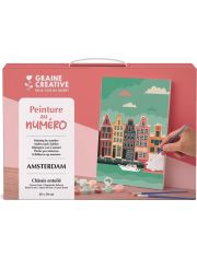 Комплект за рисуване по номера Graine Creative - Амстердам 20 x 30 см.