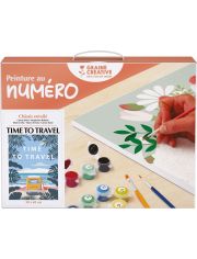 Комплект за рисуване по номера Graine Creative - Време за пътуване 30 x 40 см.