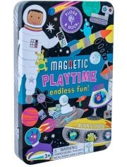 Кутия с магнити Floss & Rock, Magnetic Playtime, Space - Космонавт