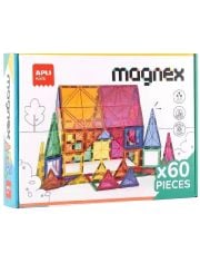 Магнитен конструктор Apli Kids Magnex, 60 части