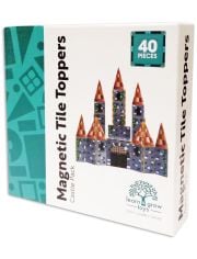 Магнитен конструктор Learn and Grow Toys - Замък, 40 части